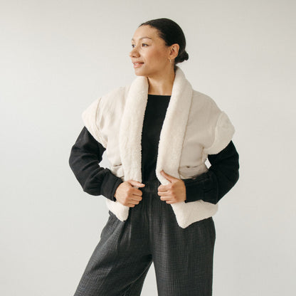Herringbone Sherpa Vest