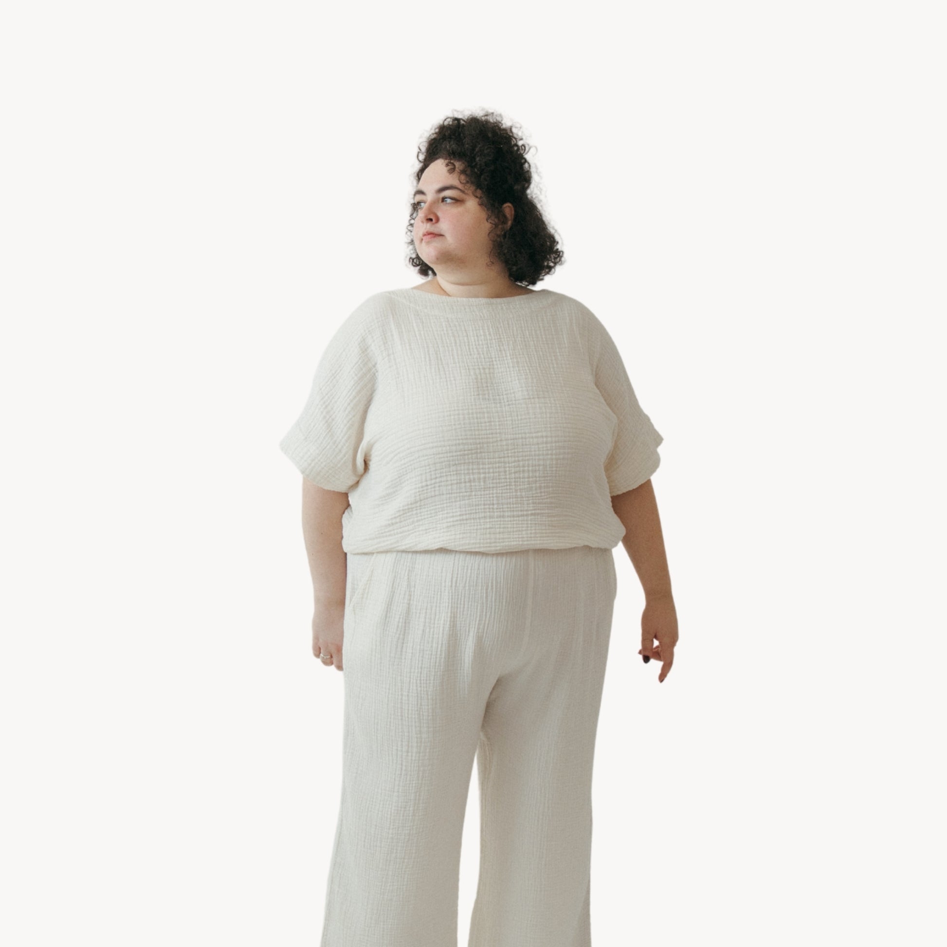 POKOLOKO Crinkle Boat Top Plus #color_crinkle-cream