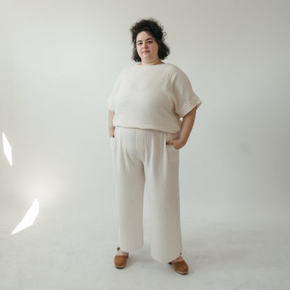 POKOLOKO Crinkle Boat Top Plus #color_crinkle-cream