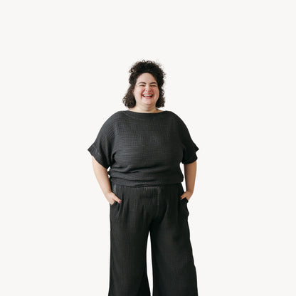 POKOLOKO Crinkle Boat Top Plus #color_crinkle-black