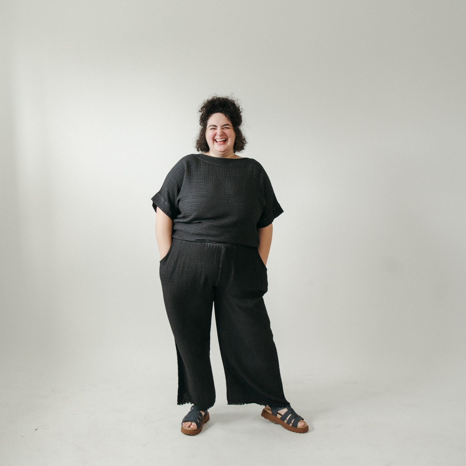 POKOLOKO Crinkle Boat Top Plus #color_crinkle-black