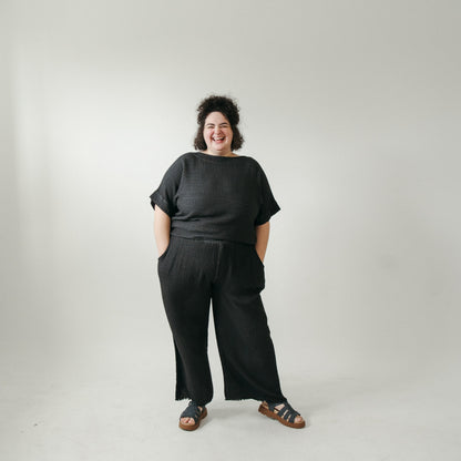 POKOLOKO Crinkle Boat Top Plus #color_crinkle-black