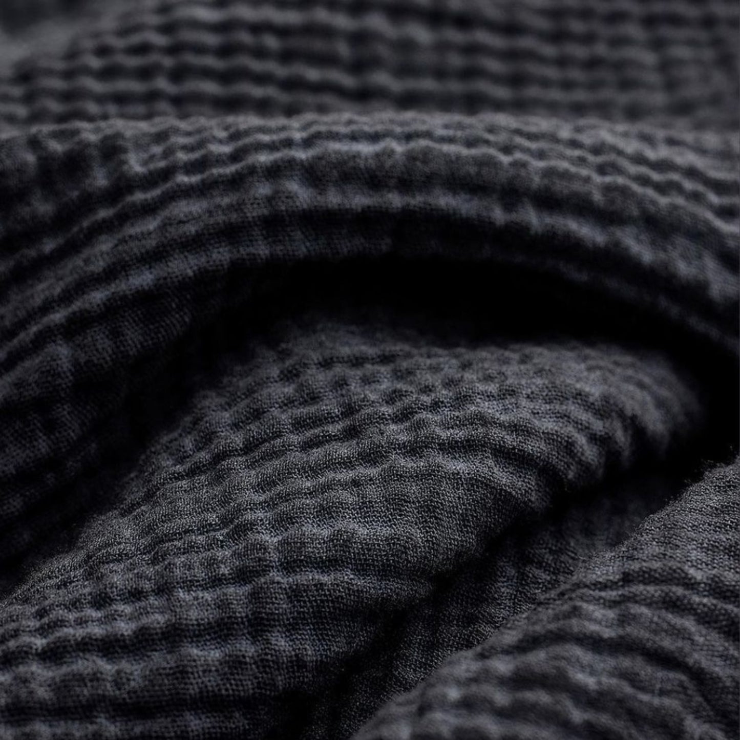 POKOLOKO Crinkle Tunic Top #color_crinkle-black