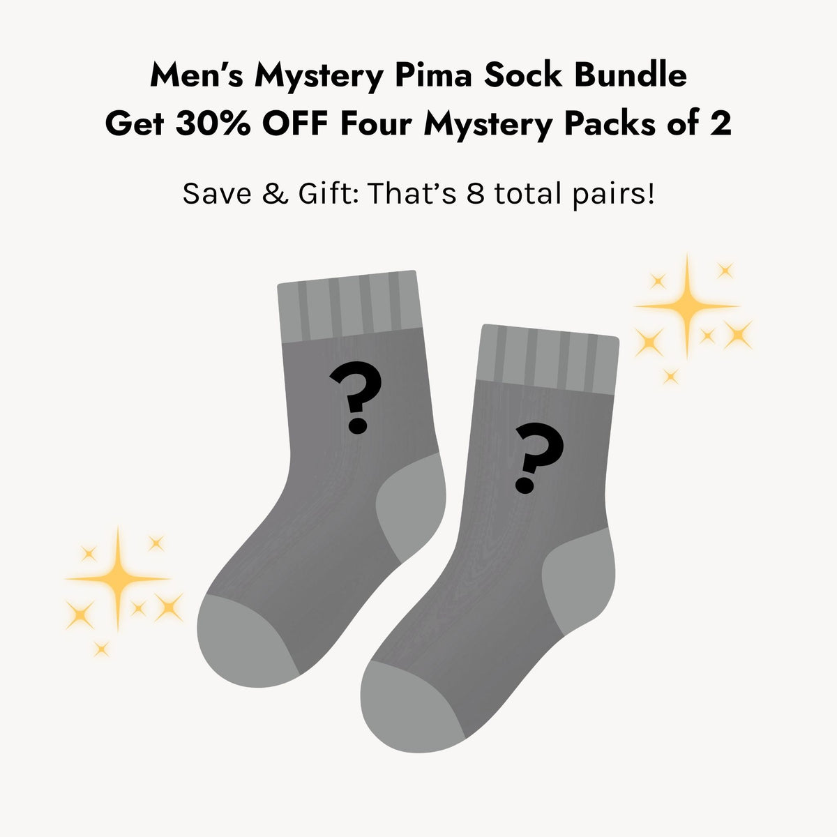 Men's Mystery Pima Sock Bundle