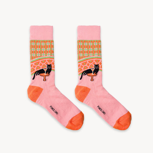 Cocktail Cats Pima Socks