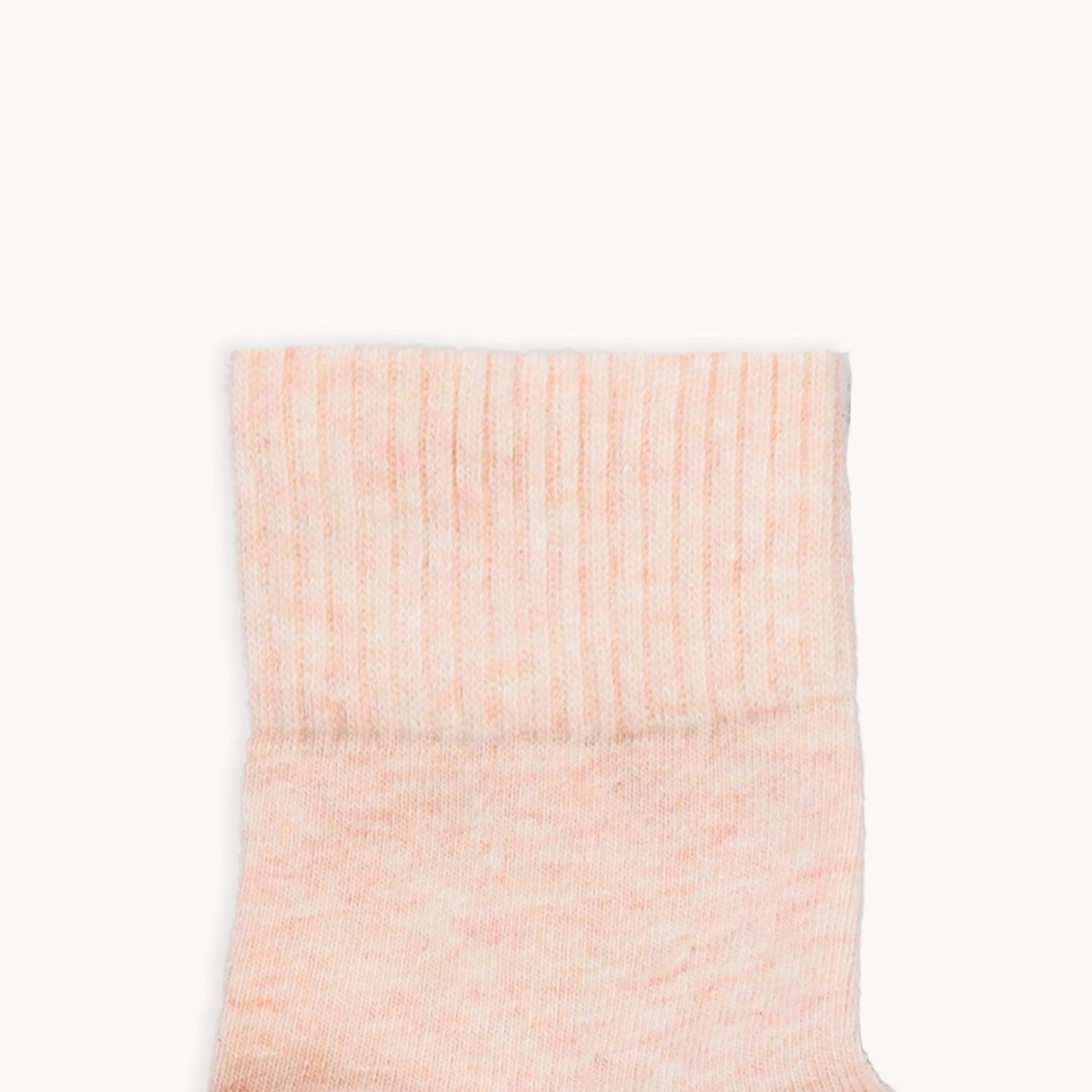 POKOLOKO Striped-Solid Pima Socks - Pack of 2 #color_blush-pima