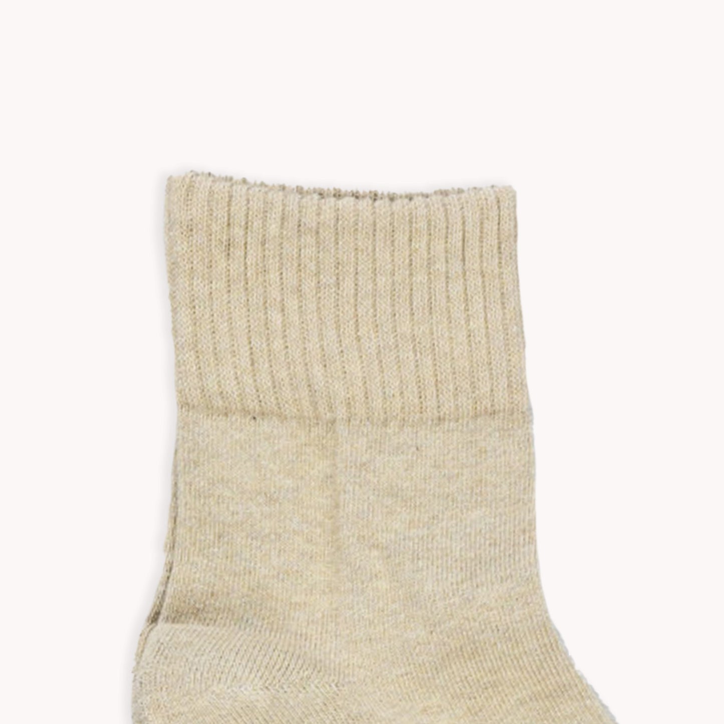 POKOLOKO Striped-Solid Pima Socks - Pack of 2 #color_honey-pima