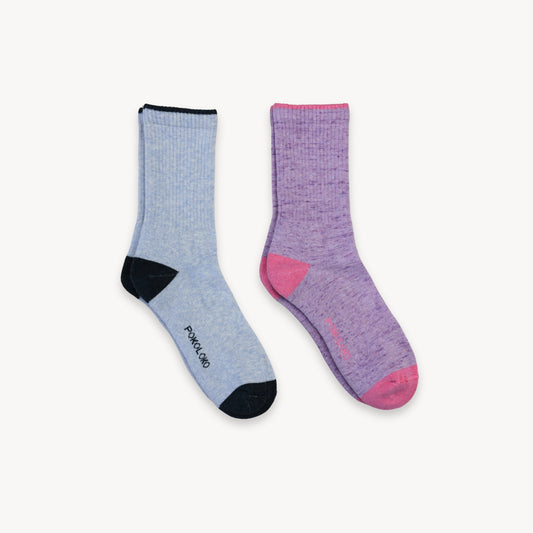 POKOLOKO Heel Toe Socks - Pack of 2 #style_fresa-ploma