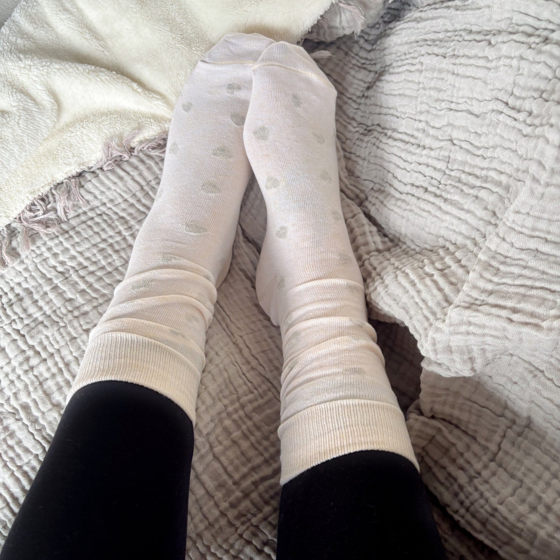 Have a Heart Socks - Pack of 2 #color_grey-white