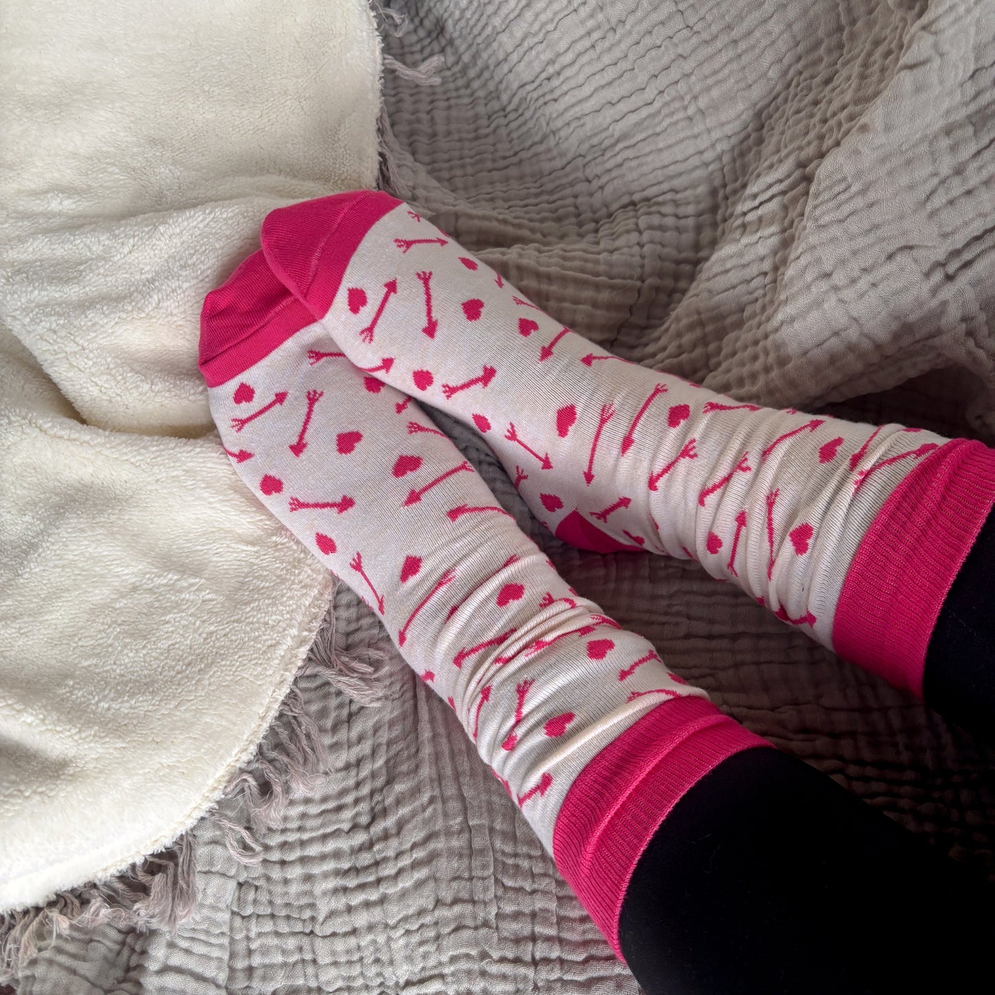 Hearts & Arrows Pima Socks - Pack of 2