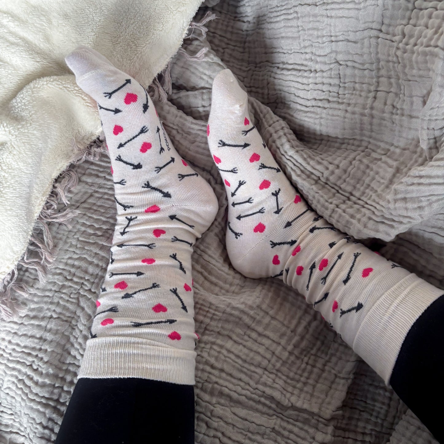 Hearts & Arrows Pima Socks - Pack of 2