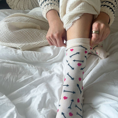 Hearts & Arrows Pima Socks - Pack of 2