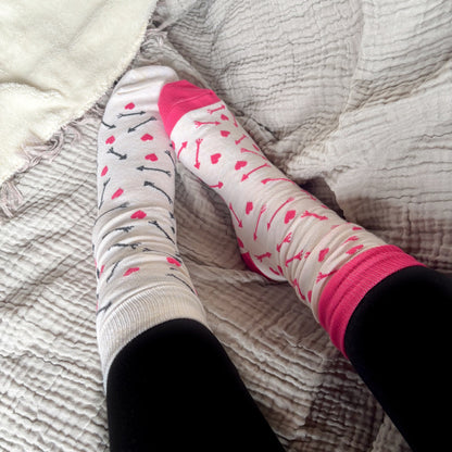 Hearts & Arrows Pima Socks - Pack of 2
