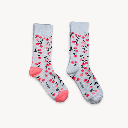 Cherry Pima Socks - Pack of 2