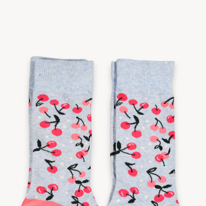 Cherry Pima Socks - Pack of 2