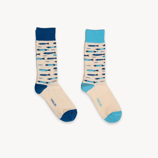Sardines Pima Socks - Pack of 2