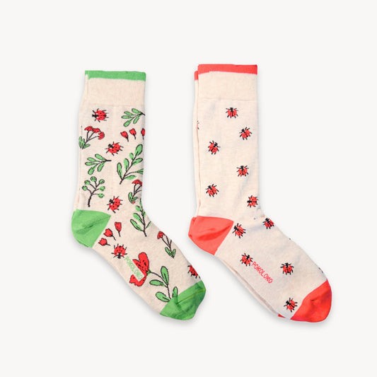 Ladybug Pima Socks - Pack of 2