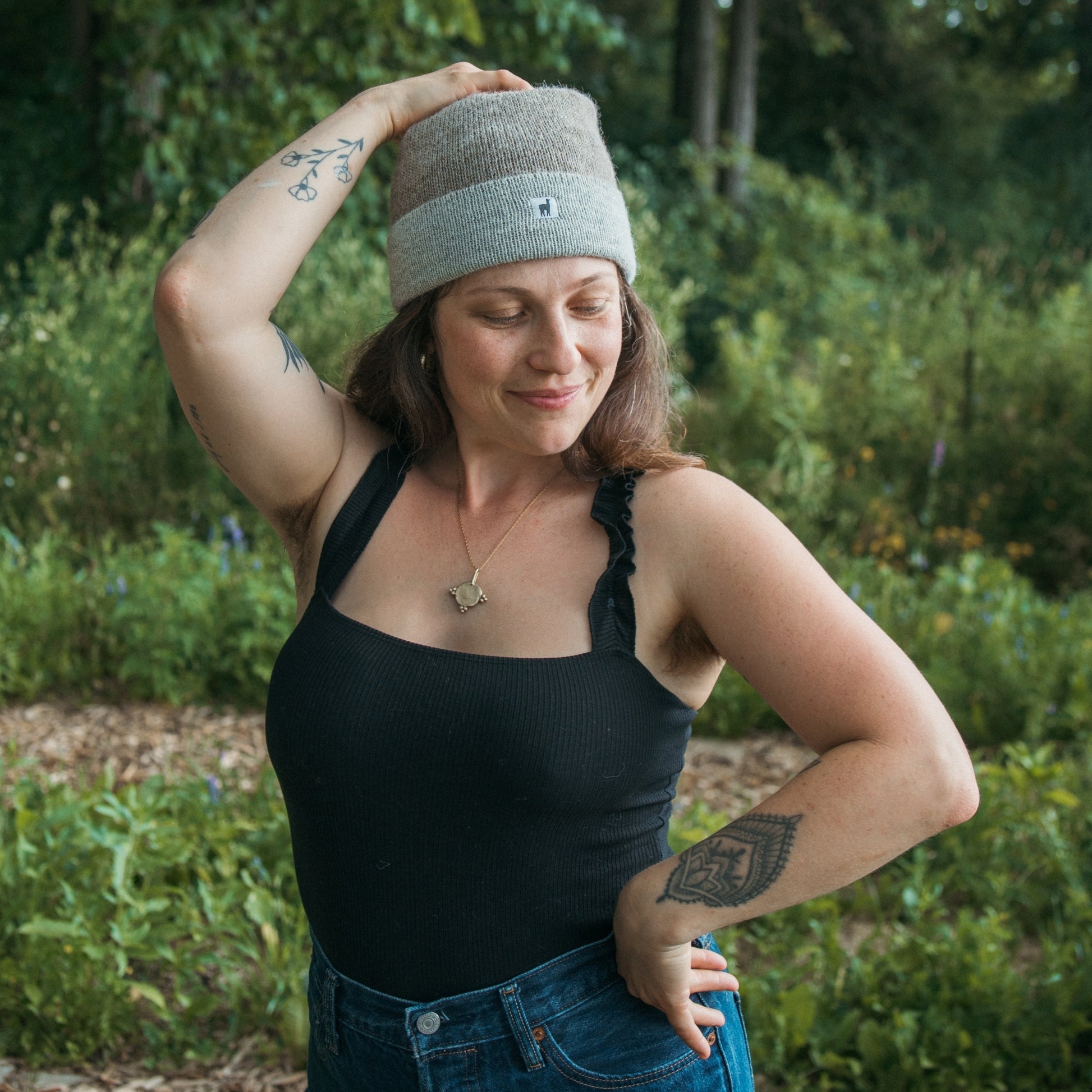 POKOLOKO Pure Reversible Toque #color_gravel