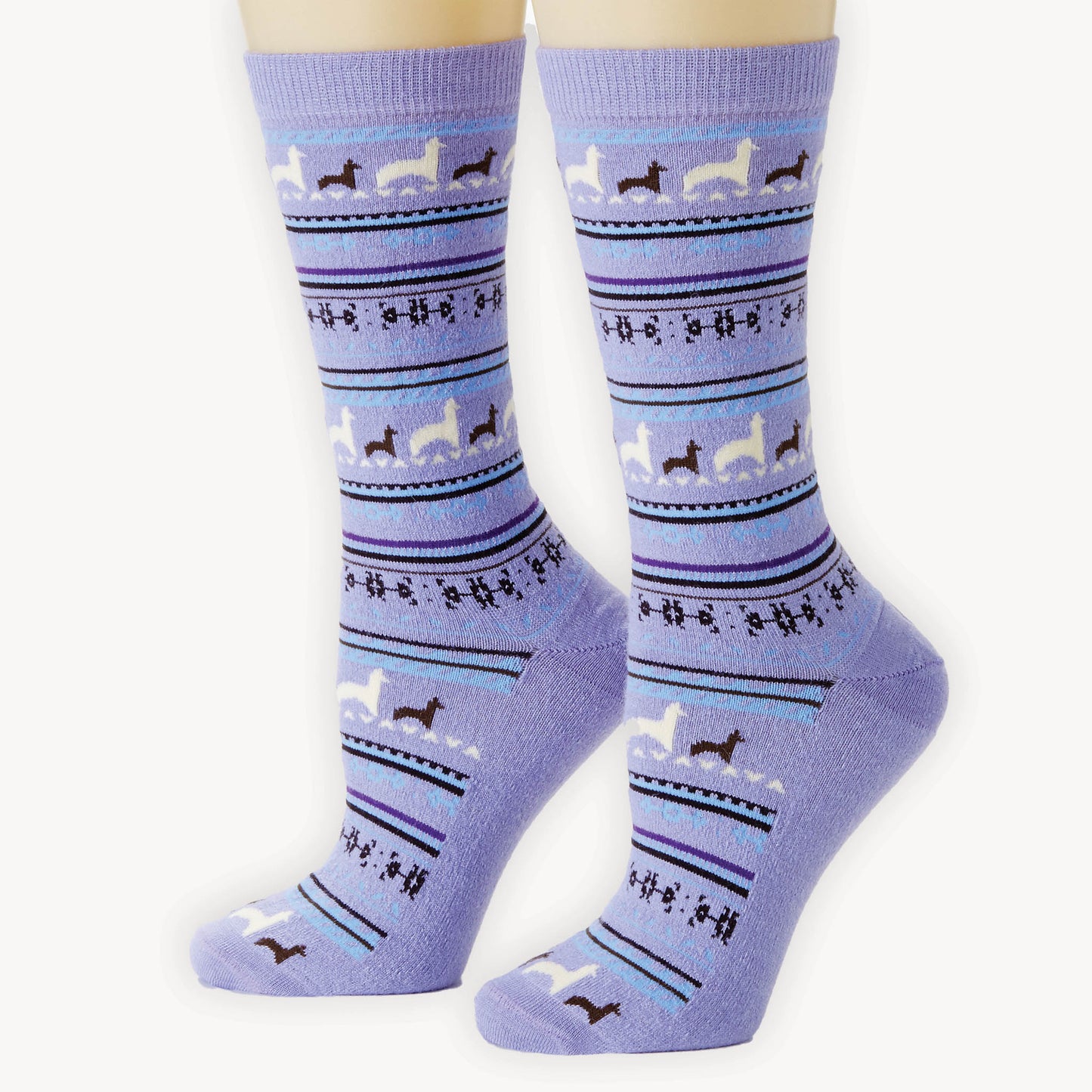 POKOLOKO Print Socks #color_lilac-print