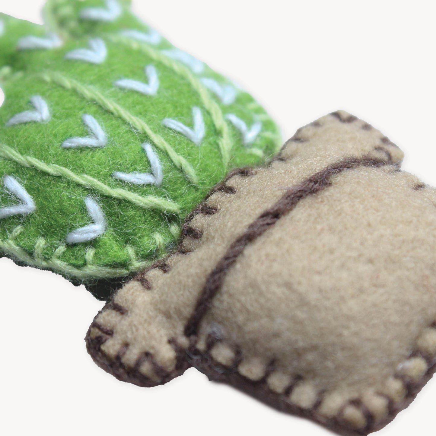 POKOLOKO Hand-Embroidered Ornament #color_house-plant