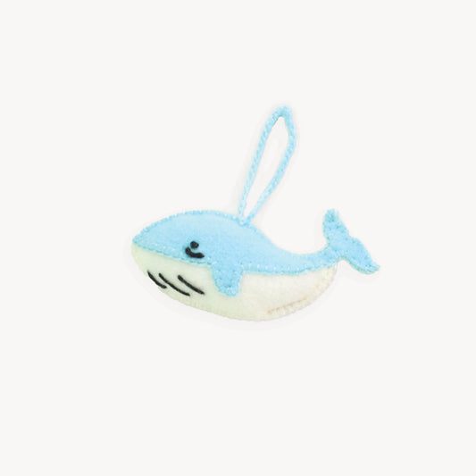 POKOLOKO Hand-Embroidered Ornament #color_whale