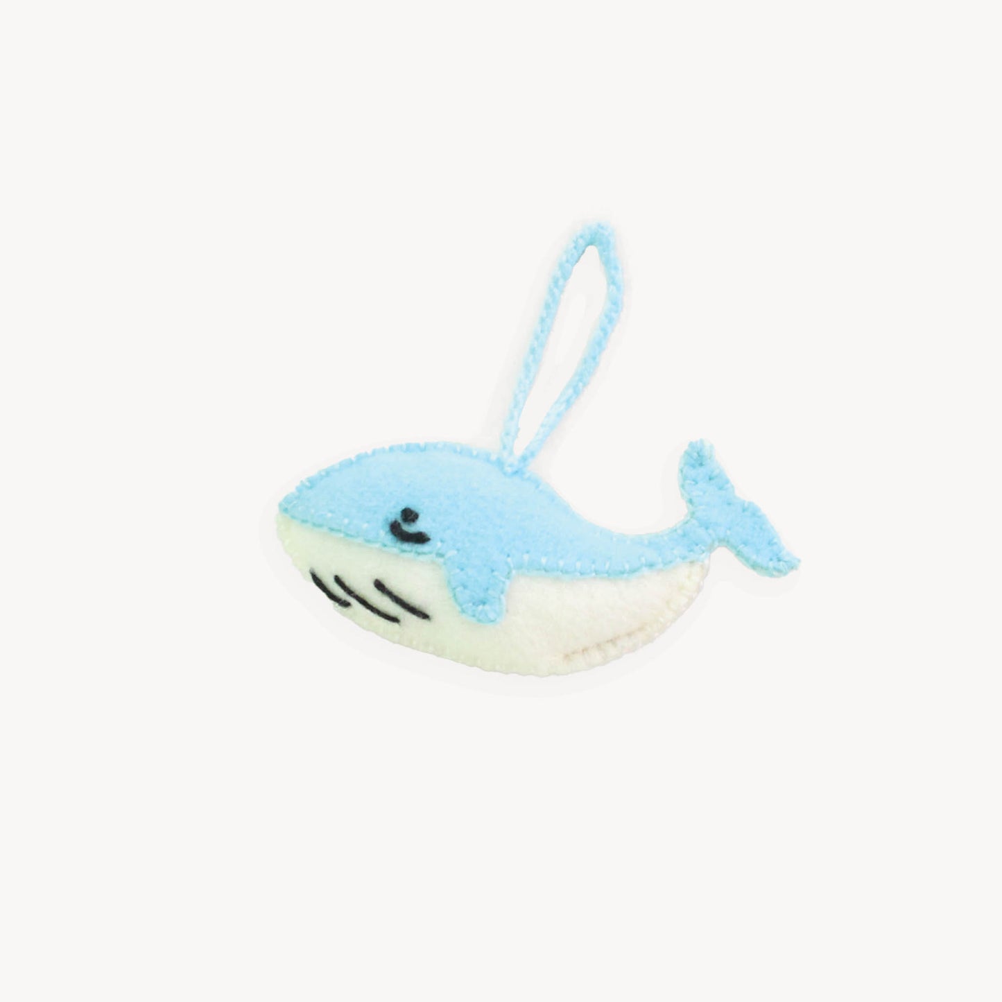 POKOLOKO Hand-Embroidered Ornament #color_whale