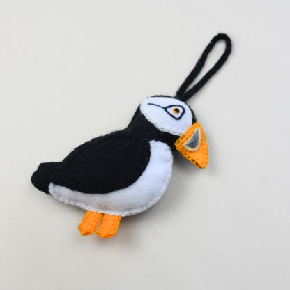 POKOLOKO Hand-Embroidered Ornament #color_puffin