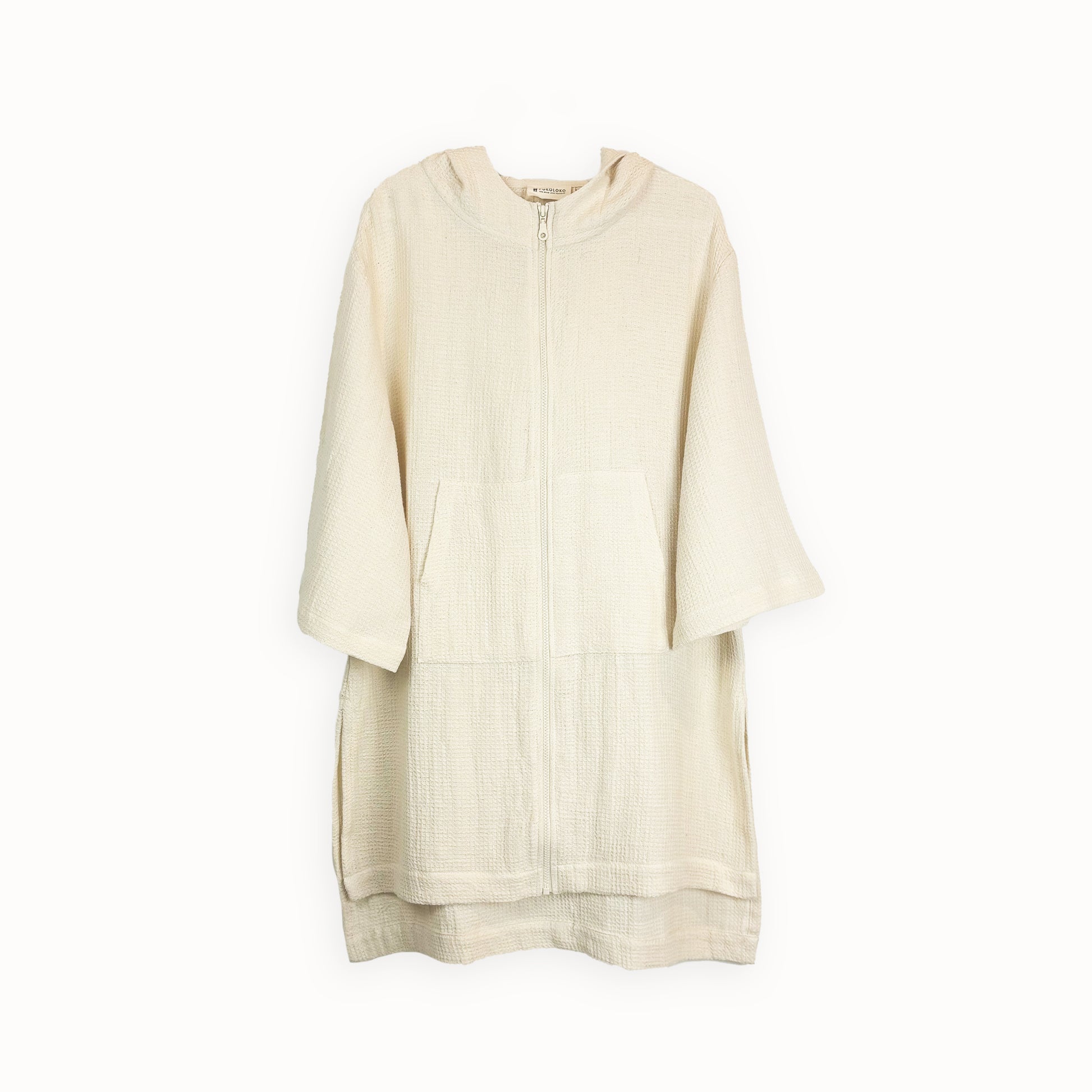 POKOLOKO Westboro Waffle Zipped Hoodie