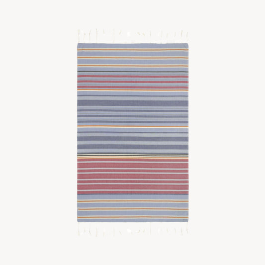 POKOLOKO Patio Stripe Towel #color_evening-stripe