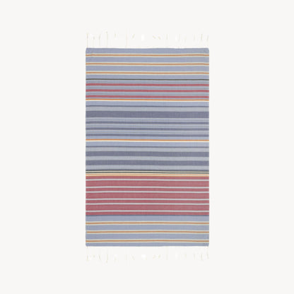 POKOLOKO Patio Stripe Towel #color_evening-stripe