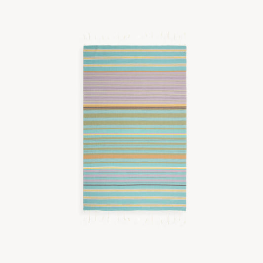 POKOLOKO Patio Stripe Towel #color_mint-stripe