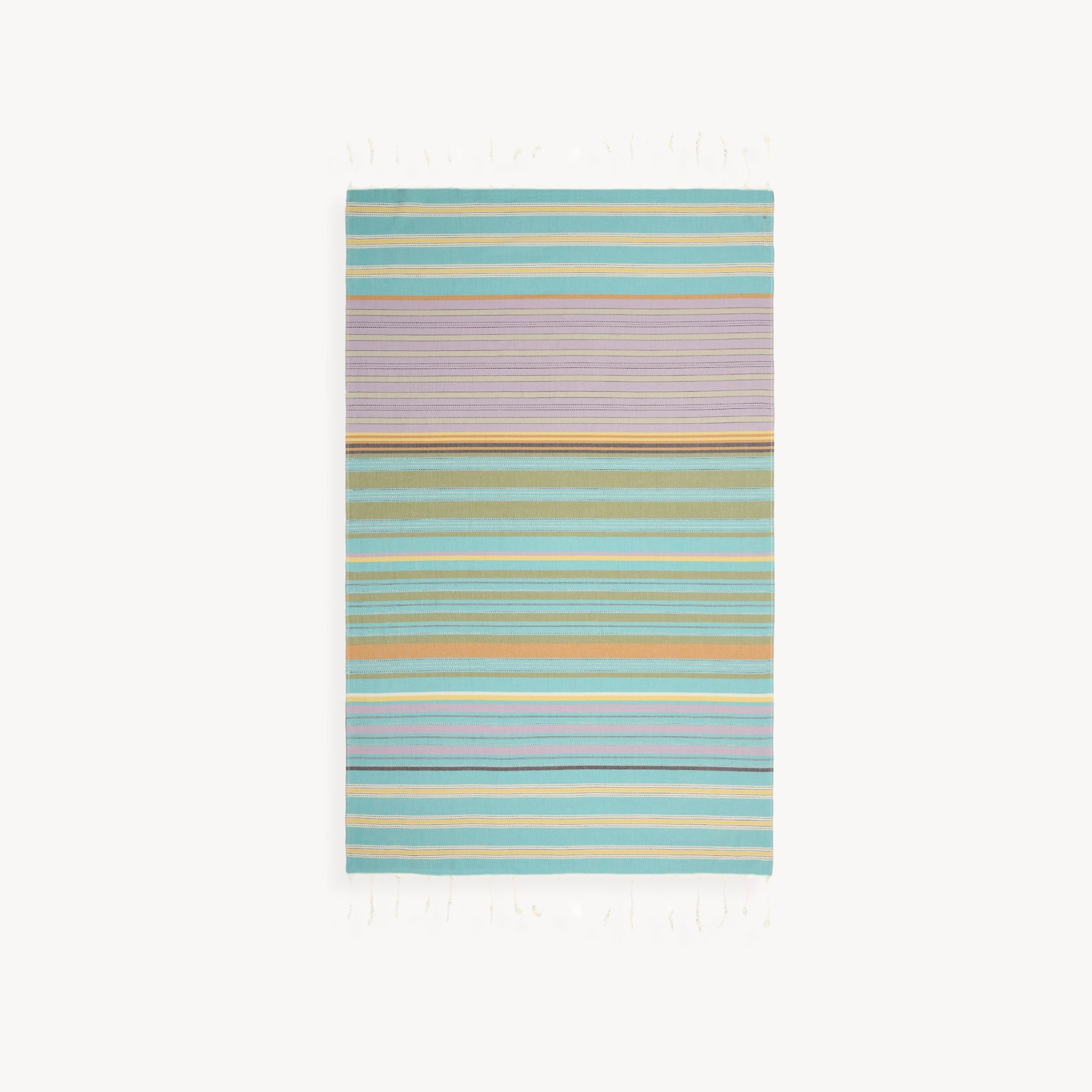POKOLOKO Patio Stripe Towel #color_mint-stripe