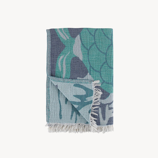 Crinkle Tropical Fish Towel