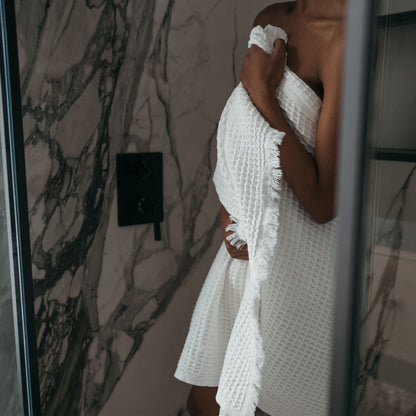 POKOLOKO French Waffle Towel #color_blanche