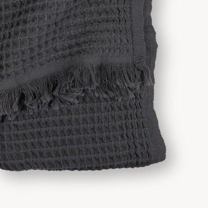 POKOLOKO French Waffle Towel #color_anthracite
