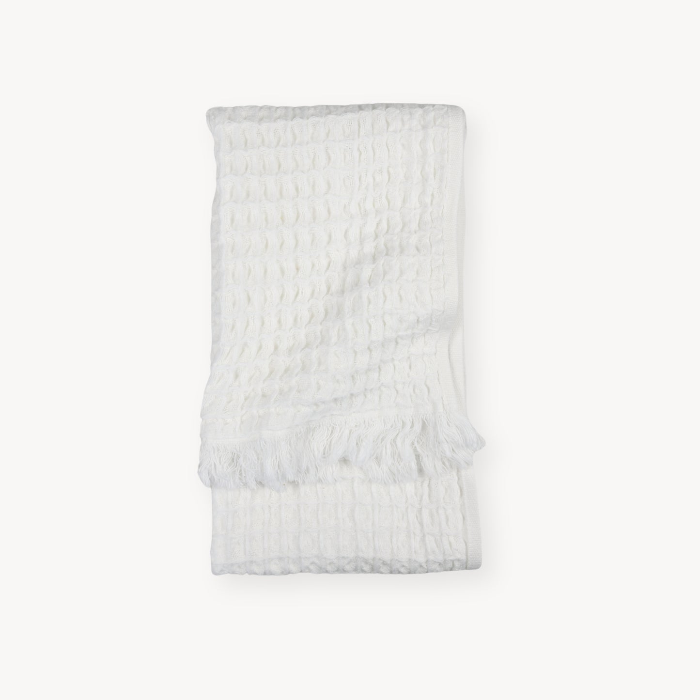 POKOLOKO French Waffle Hand Towel #color_blanche