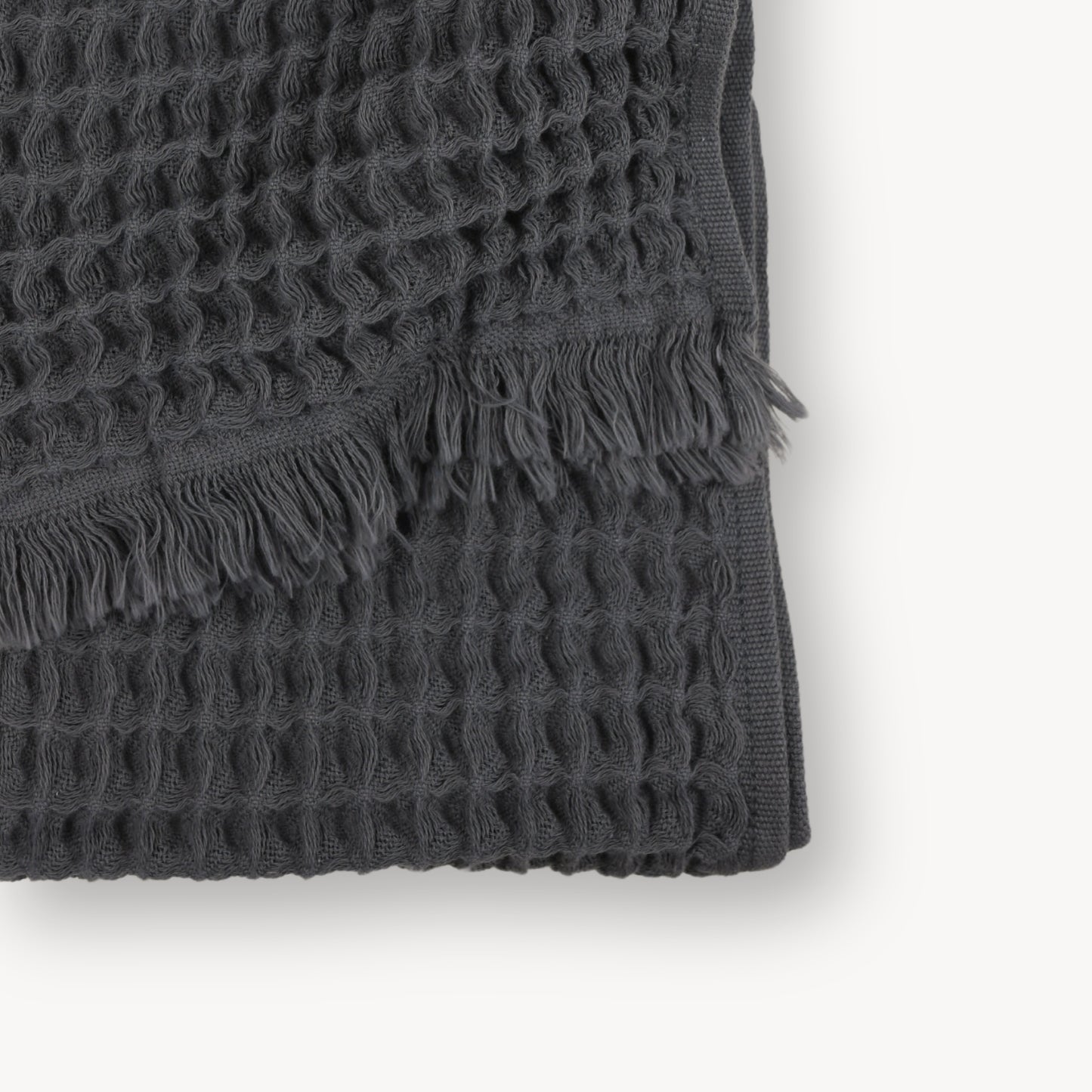 POKOLOKO French Waffle Hand Towel #color_anthracite