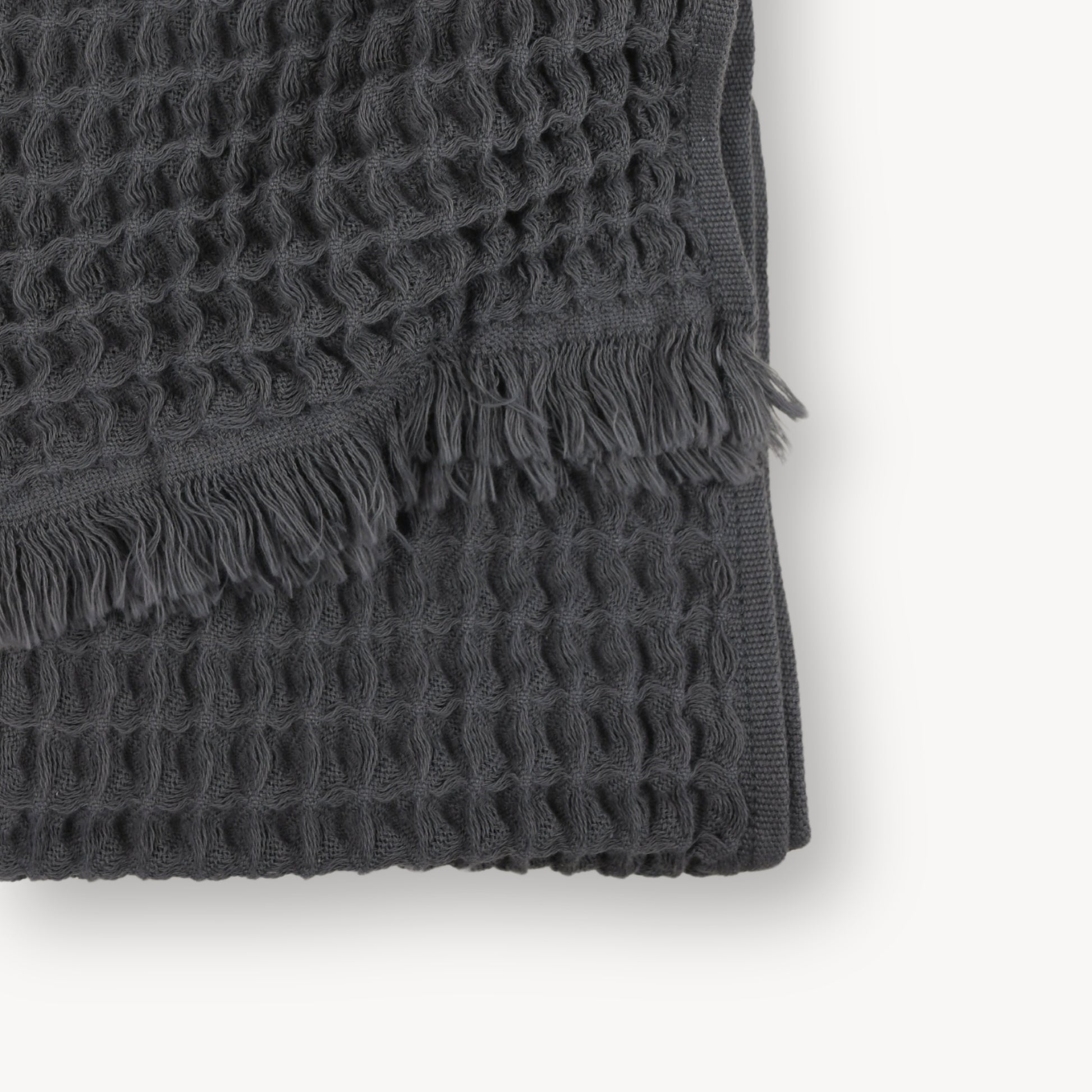 POKOLOKO French Waffle Hand Towel #color_anthracite