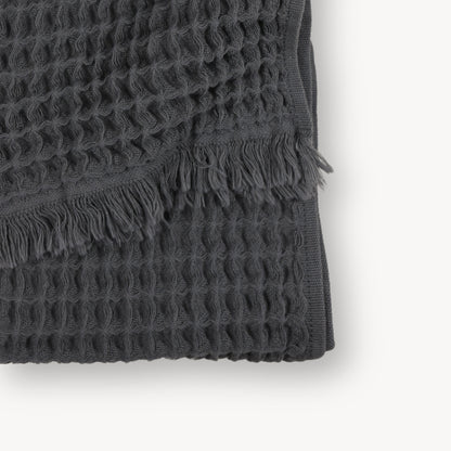 POKOLOKO French Waffle Hand Towel #color_anthracite