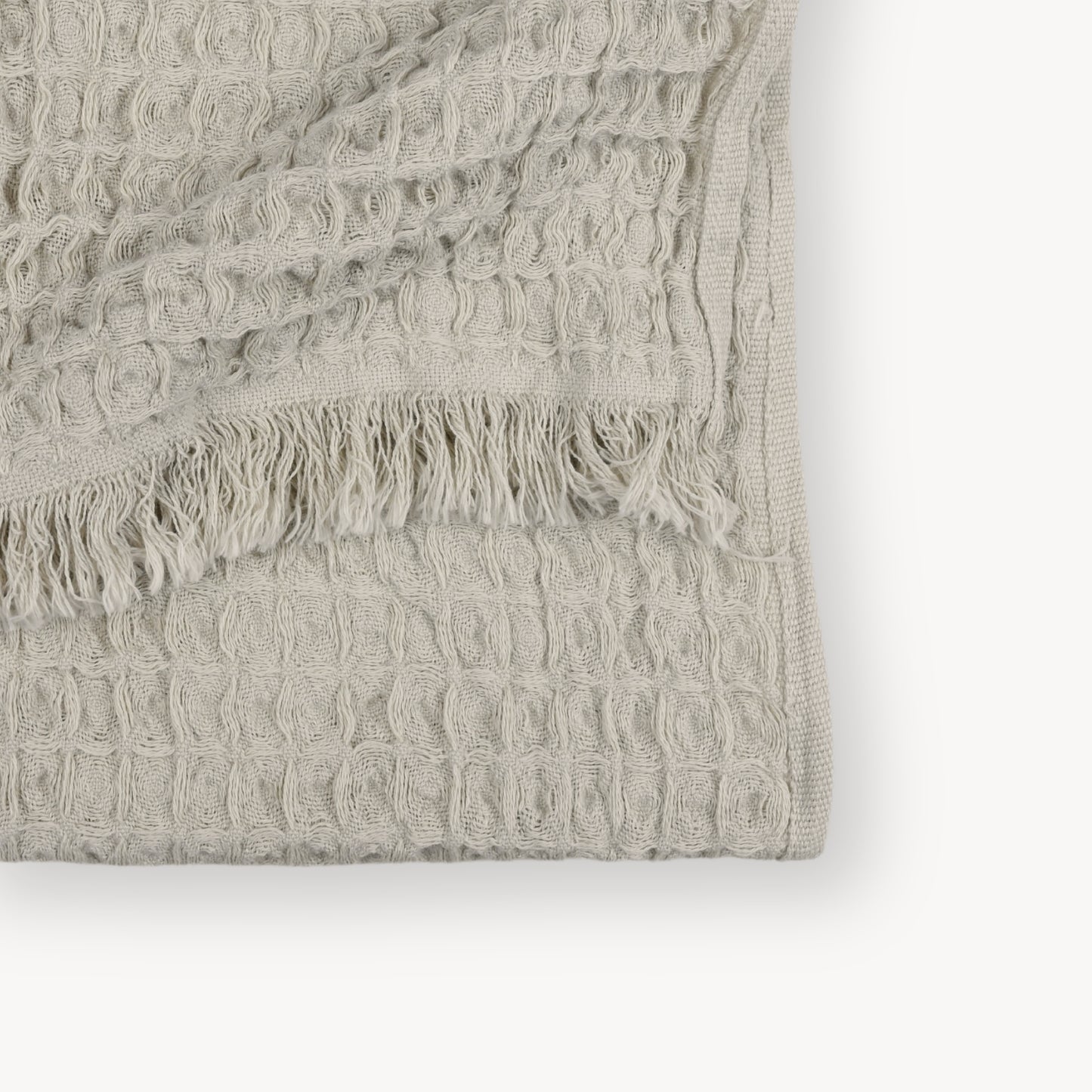 POKOLOKO French Waffle Hand Towel #color_latte