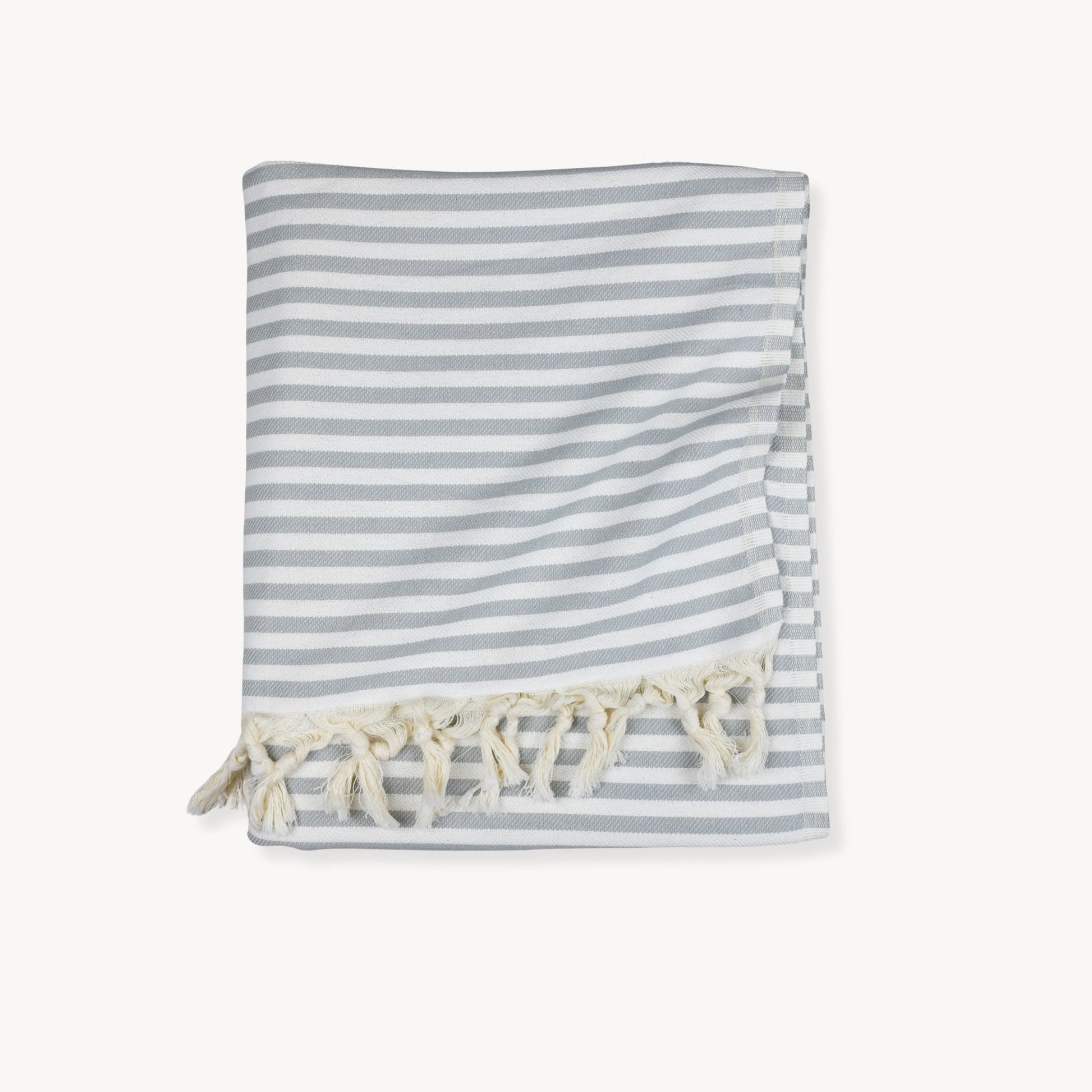 POKOLOKO Striped Picnic Blanket #color_grey