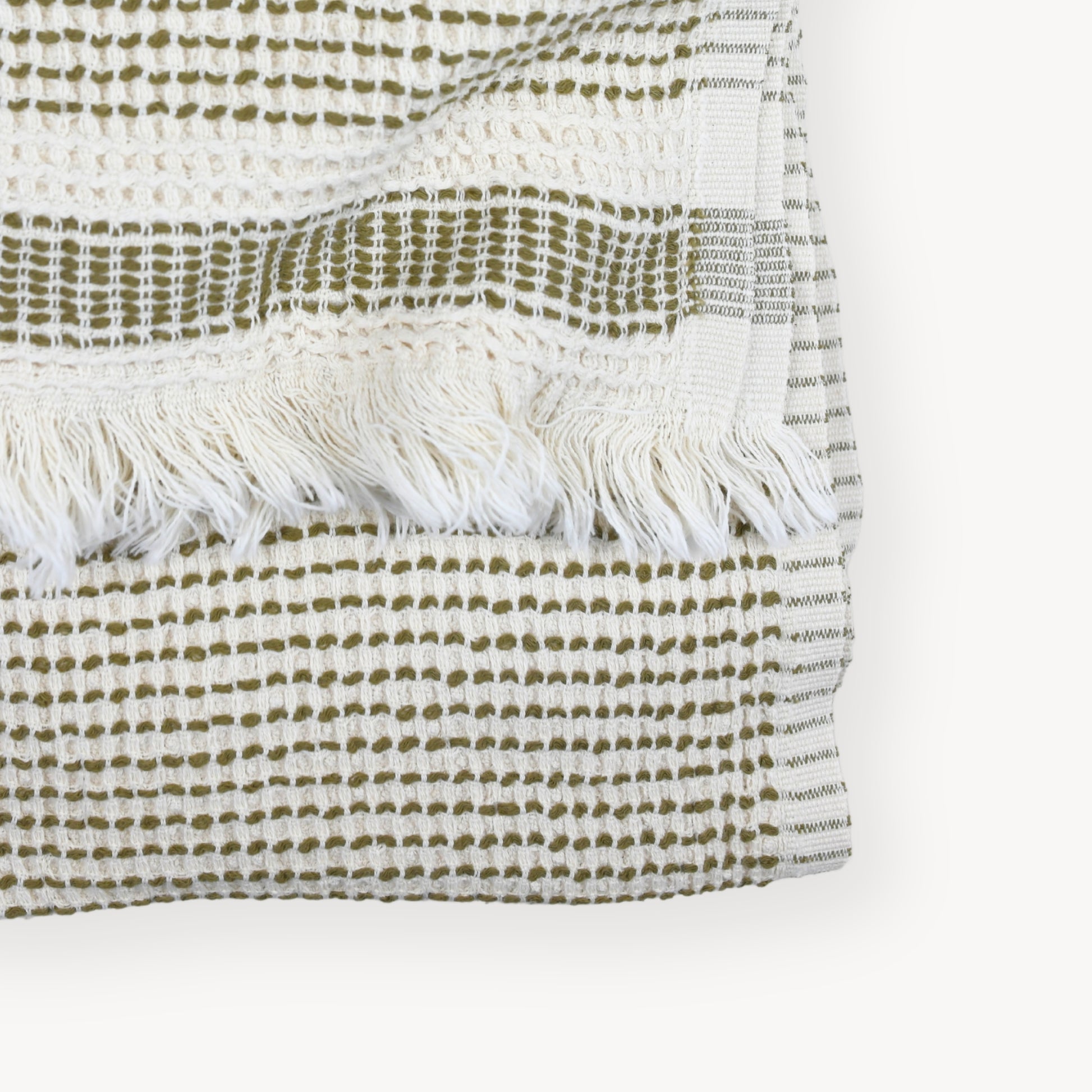 POKOLOKO Richmond Road Waffle Towel #color_waffle-hickory