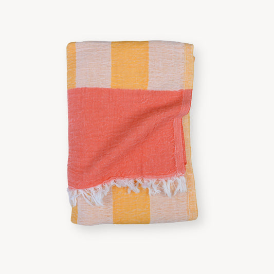 POKOLOKO Boardwalk Towel #color_apricot-boardwalk