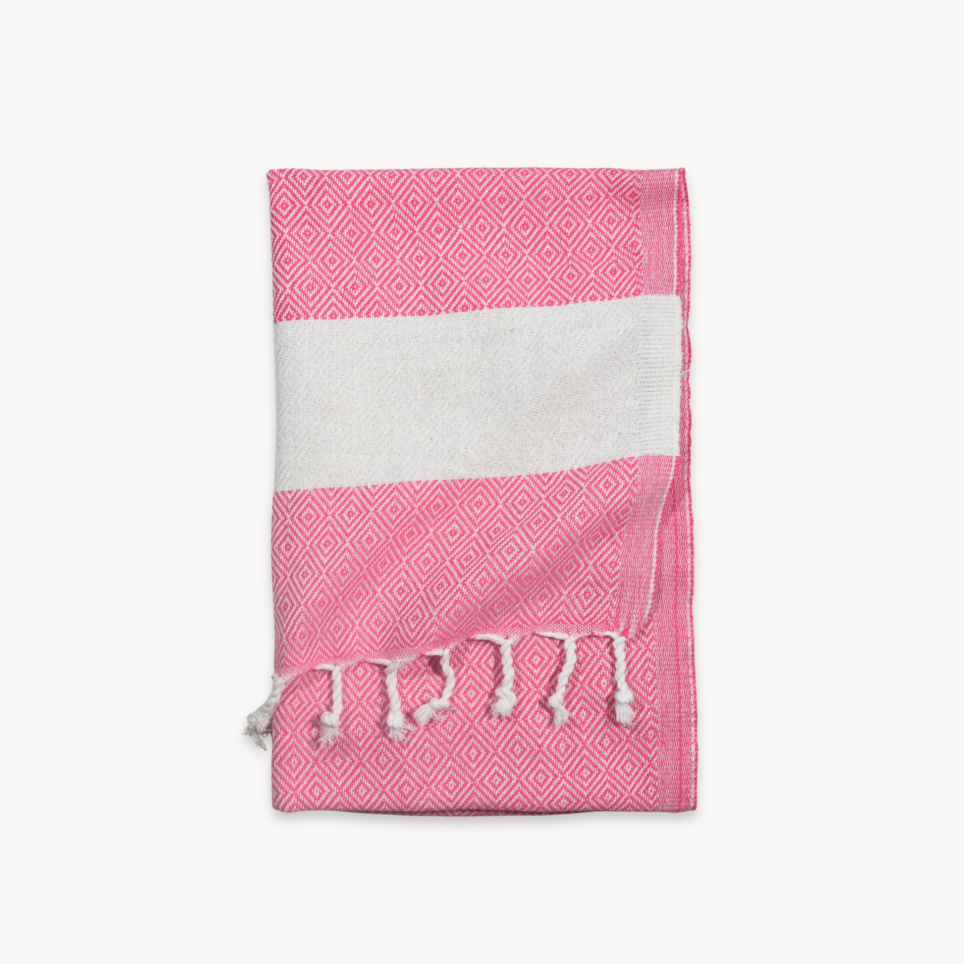 POKOLOKO Diamond Hand Towel #color_sweetpea-diamond