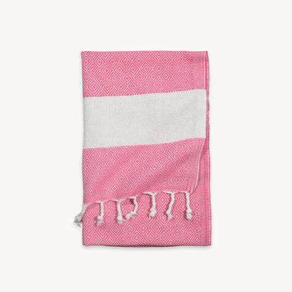 POKOLOKO Diamond Hand Towel #color_sweetpea-diamond