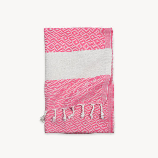 POKOLOKO Diamond Hand Towel #color_sweetpea-diamond