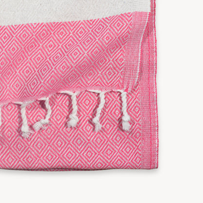 POKOLOKO Diamond Hand Towel #color_sweetpea-diamond