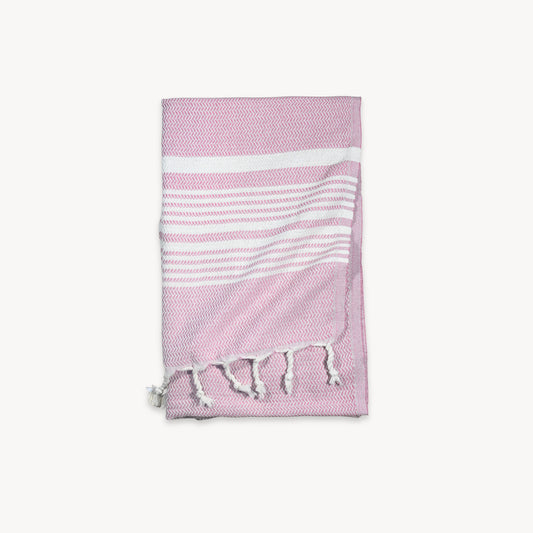 POKOLOKO Hasir Hand Towel #color_velvet-rose-hasir