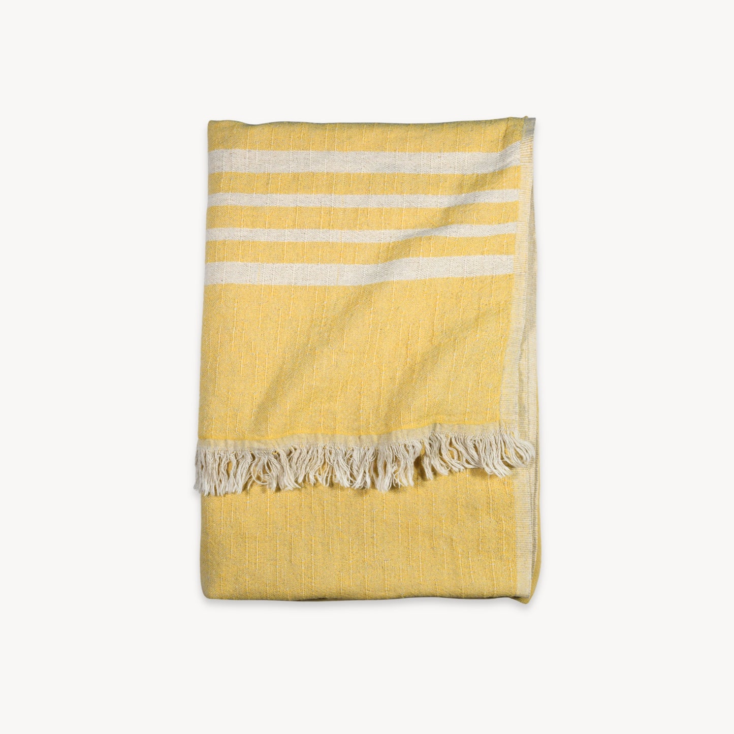 POKOLOKO West Coast Linen Throw #color_gold