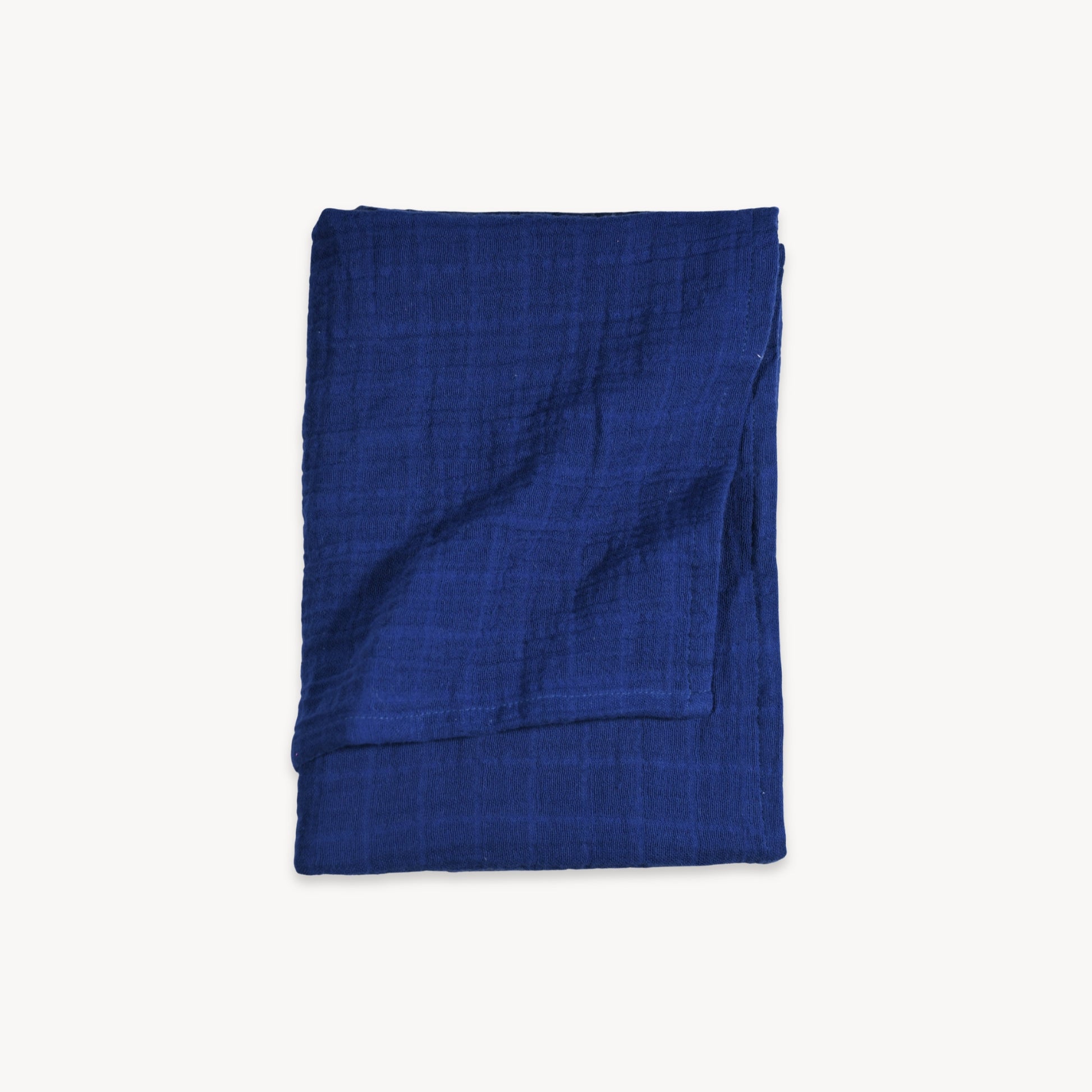 POKOLOKO Solid Muslin Baby Blanket #color_solid-denim